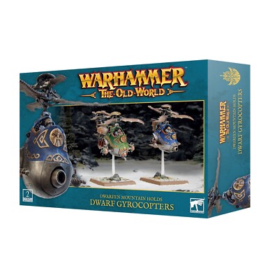 Dwarf Gyrocopters & Gyrobombers TOW Dwarfen Mountain Holds NEW in box