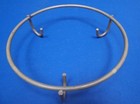 Metal Circular Pot support contemporary 3 curved feet fair condition 21cm diamet