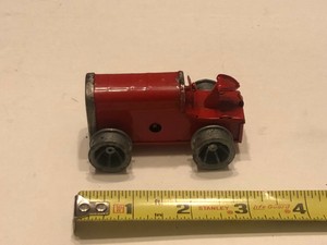Vintage-Triang-Minic-Tin-Plate-Clockwork-Crawler-Tractor-Key-Not-Included