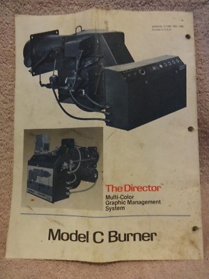 POWER FLAME INC  FUEL EFFICIENT MODEL ''C'' BURNER OPERATION AND SERVICE MANUAL