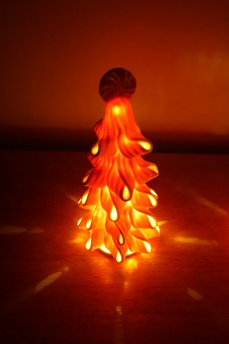 Árbol de Navidad de menta iluminado con 2 luces cocina casa de pueblo de vacaciones decoración - Imagen 7 de 13