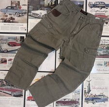 Wrangler Riggs Workwear Men  s Carpenter Pants Ripstop Size 36x34 Gray