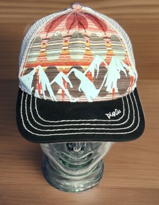 Pistil McKinley Trucker Hat Mountain Scene Hat Cap Snap Back  display picture 1
