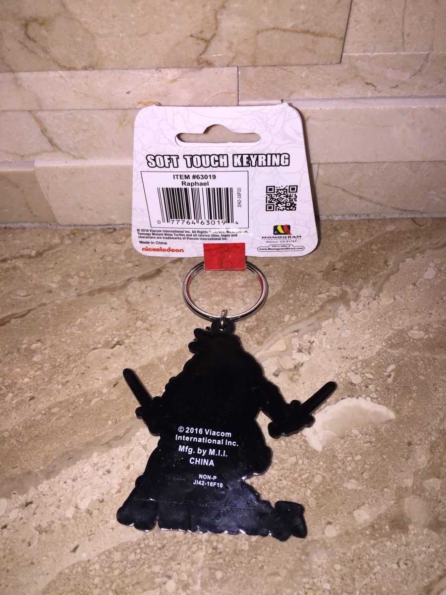 Teenage Mutant Ninja Turtles TMNT Raphael Soft Touch PVC Keychain