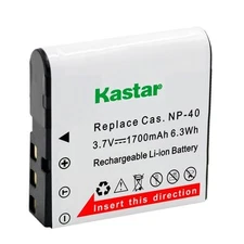 1x Kastar Battery for Casio NP-40 NP40 Kodak LB-060 AZ521 AZ361 AZ501 AZ522