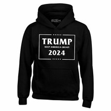 Trump Keep America Great 2024 Hoodies Re-Elect ReElect MAGA Gift Sweatshirts