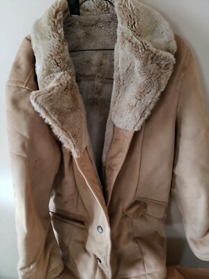 Mens large Liz Claiborne Heavy Coat Soft Warm Liner