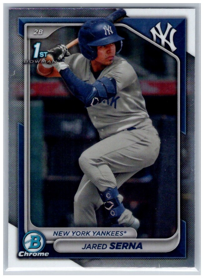 BCP-68 Jared Serna New York Yankees 2024 Bowman 1st Chrome