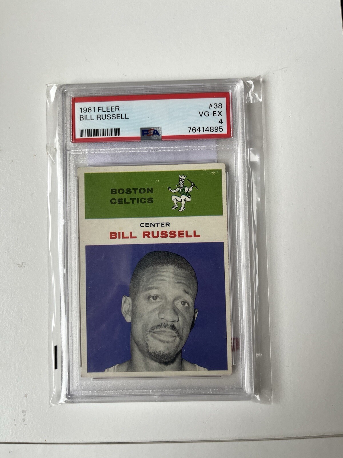 Bill Russell 1961-62 Fleer #38 (PSA 4)