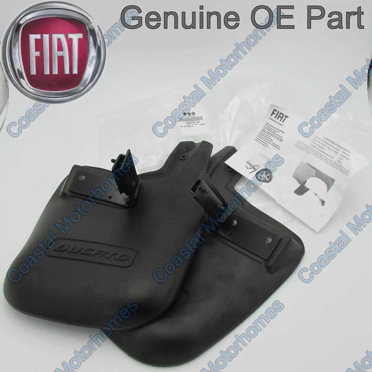 Fits Fiat Ducato Rear Mud Flap Splash Guards Kit 06 On Genuine OE 50901516