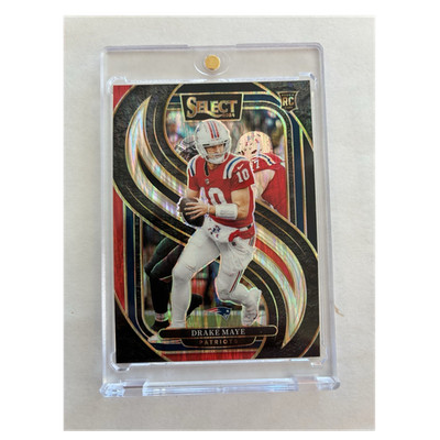 Panini 2024 Select Football Drake Maye COLOR MATCH ROOKIE Prizm Shock   