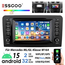 2G+32GB CarPlay Android 15 Für Mercedes ML/GL Klasse W164 X164 Autoradio GPS Nav 2G+32GB CarPlay Android 15 Für Mercedes ML/GL Klasse W164 X164 Autoradio GPS Nav