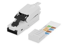 DIGITUS Cat. 6A Field Termination Plug Unshielded - RJ45 plug tool-free - 10G Ba