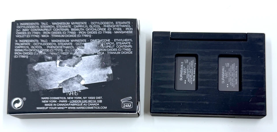 NARS Duo Eye Shadow Eyeshadow Palette SURABAYA Brown Sugar/Chestnut 3919 NIB - Image 2 of 3