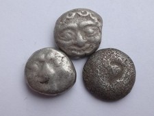 Lot of 3 three Greek silver ancient coins.