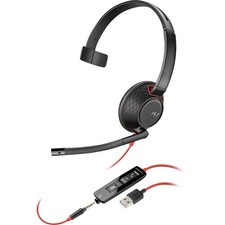 New POLY Blackwire 5210 Hands Free Wired Monaural Headset Plantronic 80R98AA