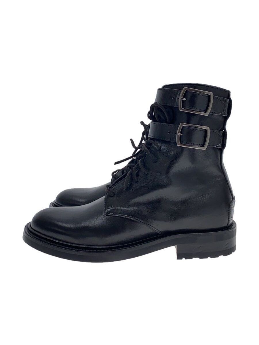 SAINT LAURENT altri stivali 37 5 pelle nera WA 584699 usati