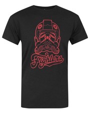 Image of Star Wars Black Stormtrooper Pilot Short Sleeved T-Shirt Mens