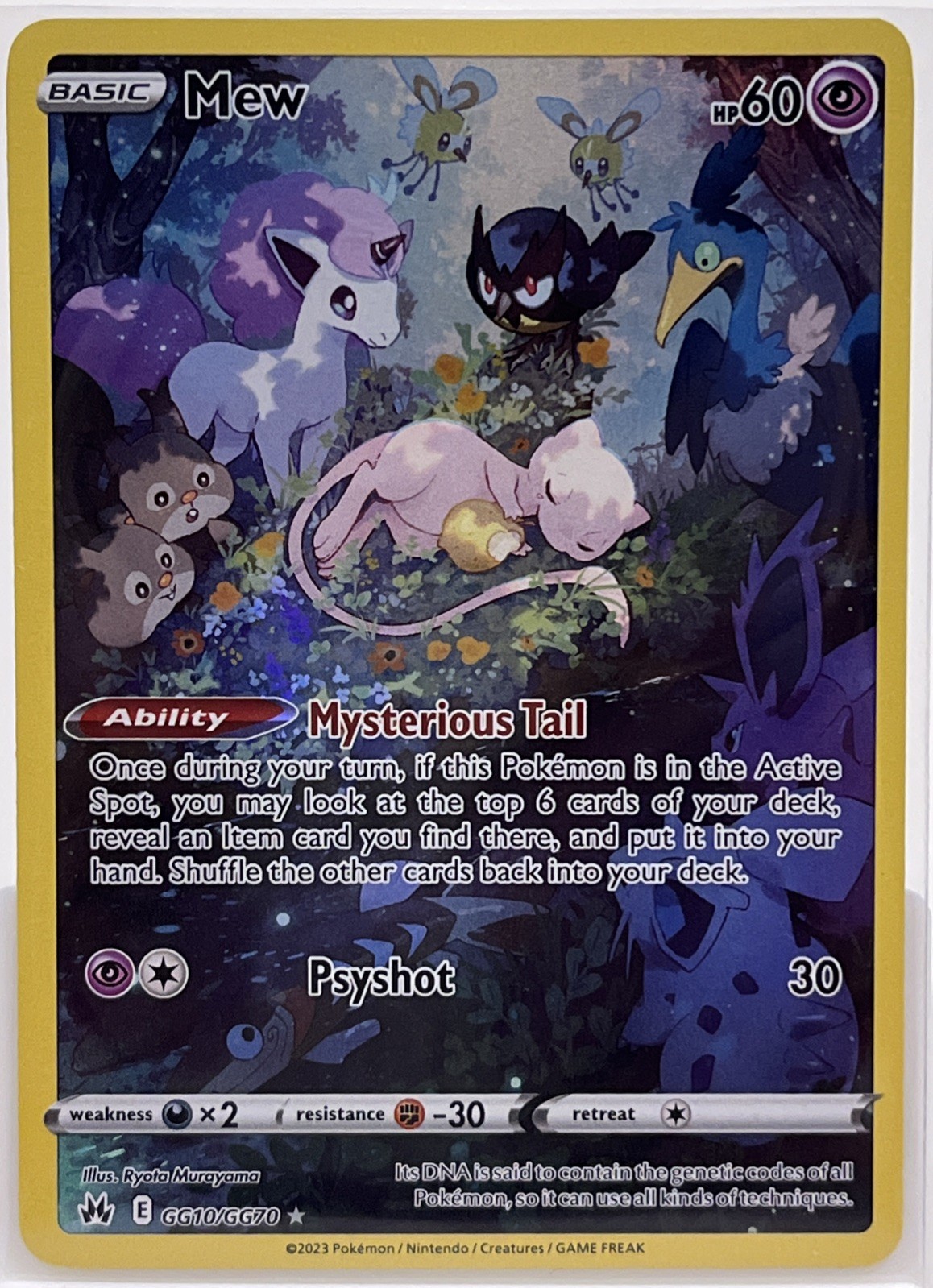 Mew GG10/GG70 SWSH: Crown Zenith: Galarian Gallery Holo