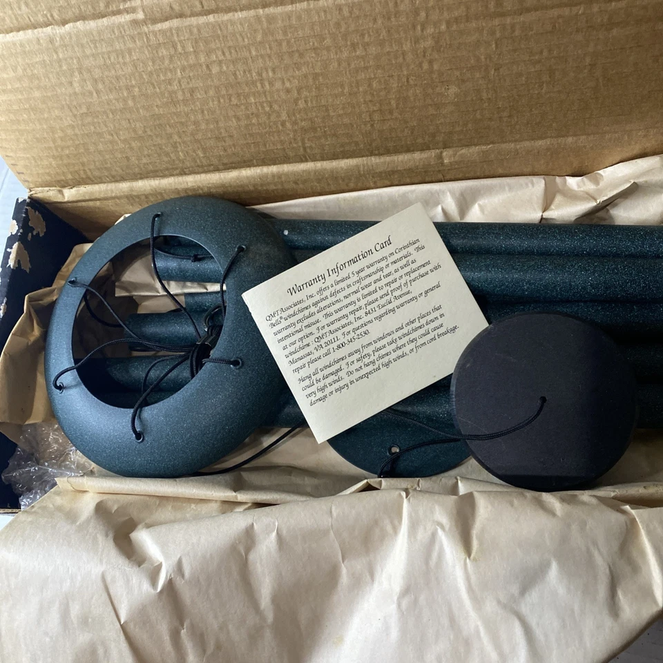 Corinthian Bells de Wind River pátina verde nuevo en caja sonidos bonitos Foto 2 de 4