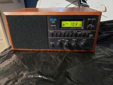 KLH model 200 Japanese Clock Radio Wood Black