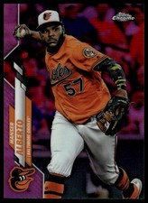 2020 Topps Chrome #79 Hanser Alberto Pink Refractor