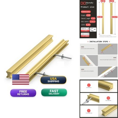 Homdiy 25 Pack Adjustable Brushed Brass Cabinet Pulls 2 8.8 51-224Mm Adjustable