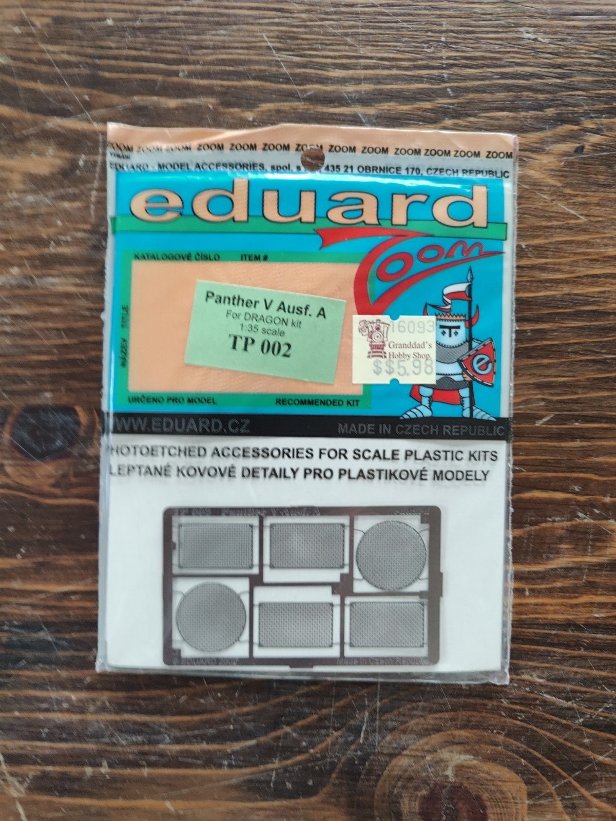 Eduard Panther V Ausf. A for DRAGON KIT 1/35 Scale TP002 - free shipping