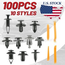 100pcs Bumper Clips Car Auto Fender 6 7 8 9 Mm Trim Push Pin Rivet Fastener