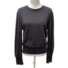 Spiritual Gangster Sweatshirt Womens Large Black Comfort Lounge Athleisure