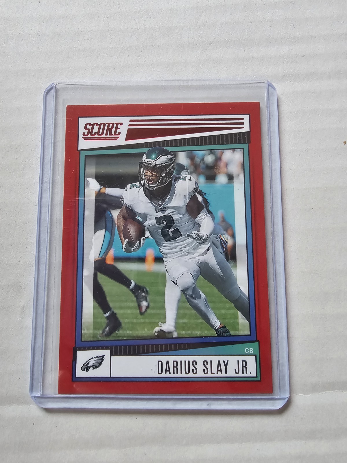 2022 Score Football #247 Darius Slay Jr. Red Parallel Philadelphia Eagles NFL