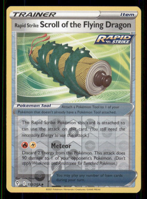 Rapid Strike Scroll Flying Dragon Evolving Skies #153/203 UC Reverse Holo LP
