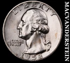 1958-D Silver Washington Quarter - Choice Gem Brilliant Uncirculated++++  #L1282