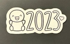 NEW The Coffee Monsterz Co. 2023 ❤️ Silver Sticker TCMC