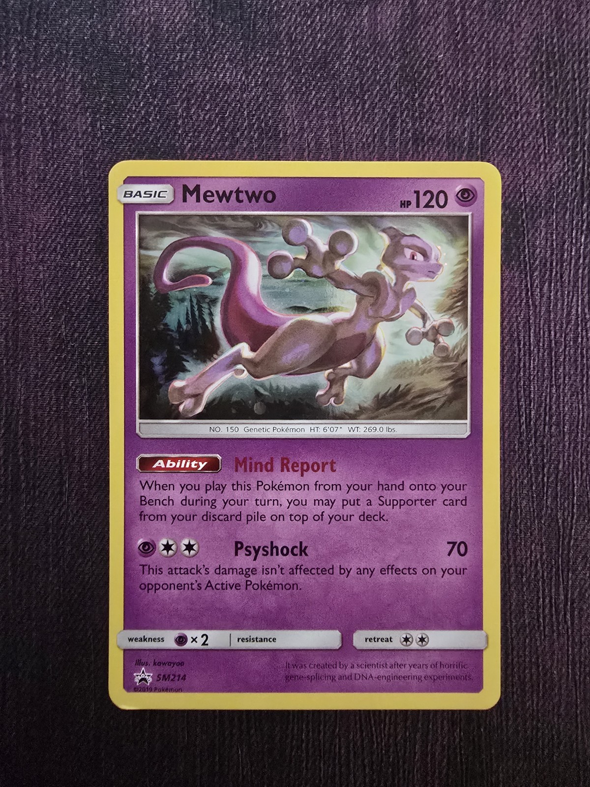 Mewtwo SM214 Sm Holo