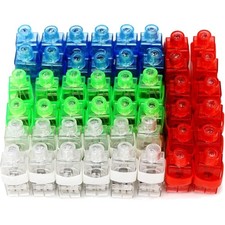 Festive 50PC Finger Lights for Enhanced Party Fun - Battery Powered Novelty Gear