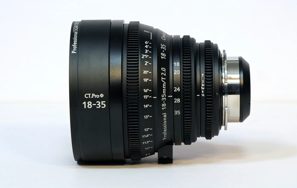Sigma 18-35mm T2 cine lens arri PL mount parfocal 0.8 gears customized colors - Image 4 of 4