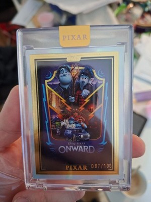 ONWARD 2025 TOPPS PIXAR GOLD WALL ART ENCASED #WA-22 /100