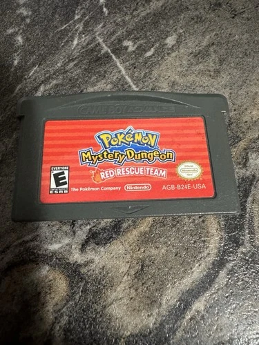 Nintendo Pokémon Mystery Dungeon Red Rescue Team Game Boy Advance Cartridge