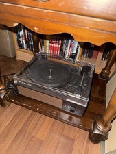 Wockoder Turntable Player for Vinyl Records, 3 Speed Vinyl Record Player Works