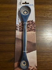 Island bamboo Pakka Collection Wood 2 in 1 Measuring Spoon Blue