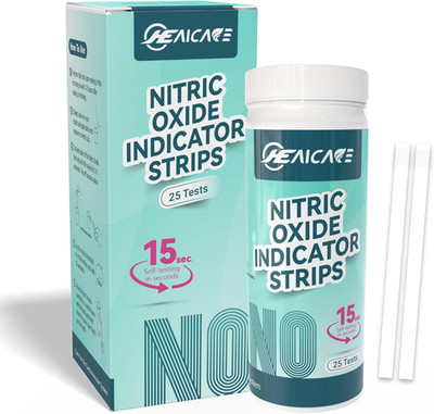 25 Strips Rapid Results Saliva Nitric Oxide Test Strips Cardiovascular Health Su