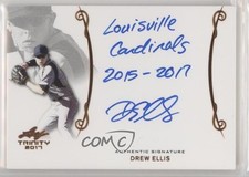 2017 Leaf Trinity Signatures Drew Ellis #A-DE1 Auto 3c7