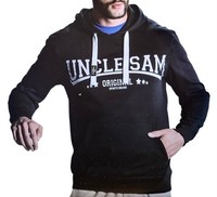 Uncle Sam Herren Hoodie Schwarz Xl / 56/58