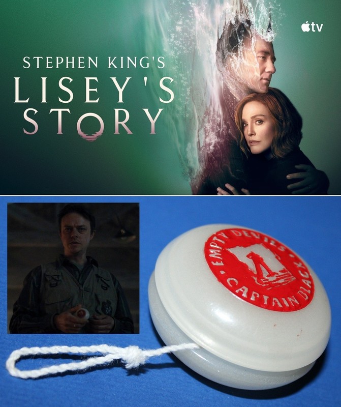 Lisey's Story TV screen used prop w/ COA Stephen King horror Captain Black YO YO