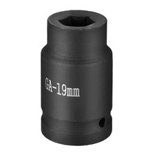 1 Inch Drive 19mm 6 Point Impact Socket Chromium Vanadium Steel 1 Inch Drive 19mm 6 Point Impact Socket Chromium Vanadium Steel