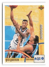 1991-92 Upper Deck #228 Nick Anderson Orlando Magic