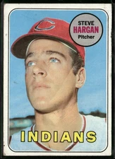 1969 Topps #348 Steve Hargan
