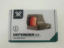Vortex Optics Defender-CCW 3 MOA Micro Red Dot Tan DFCCW-MRD3-T