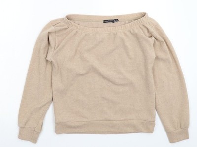 I SAW IT FIRST Damen Strickpullover Pullover beige Größe 10